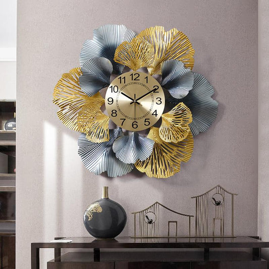 Leaf Metal Clock - Premium  from The Gift Bays - Just ₹5000! Shop now at TheGiftBays