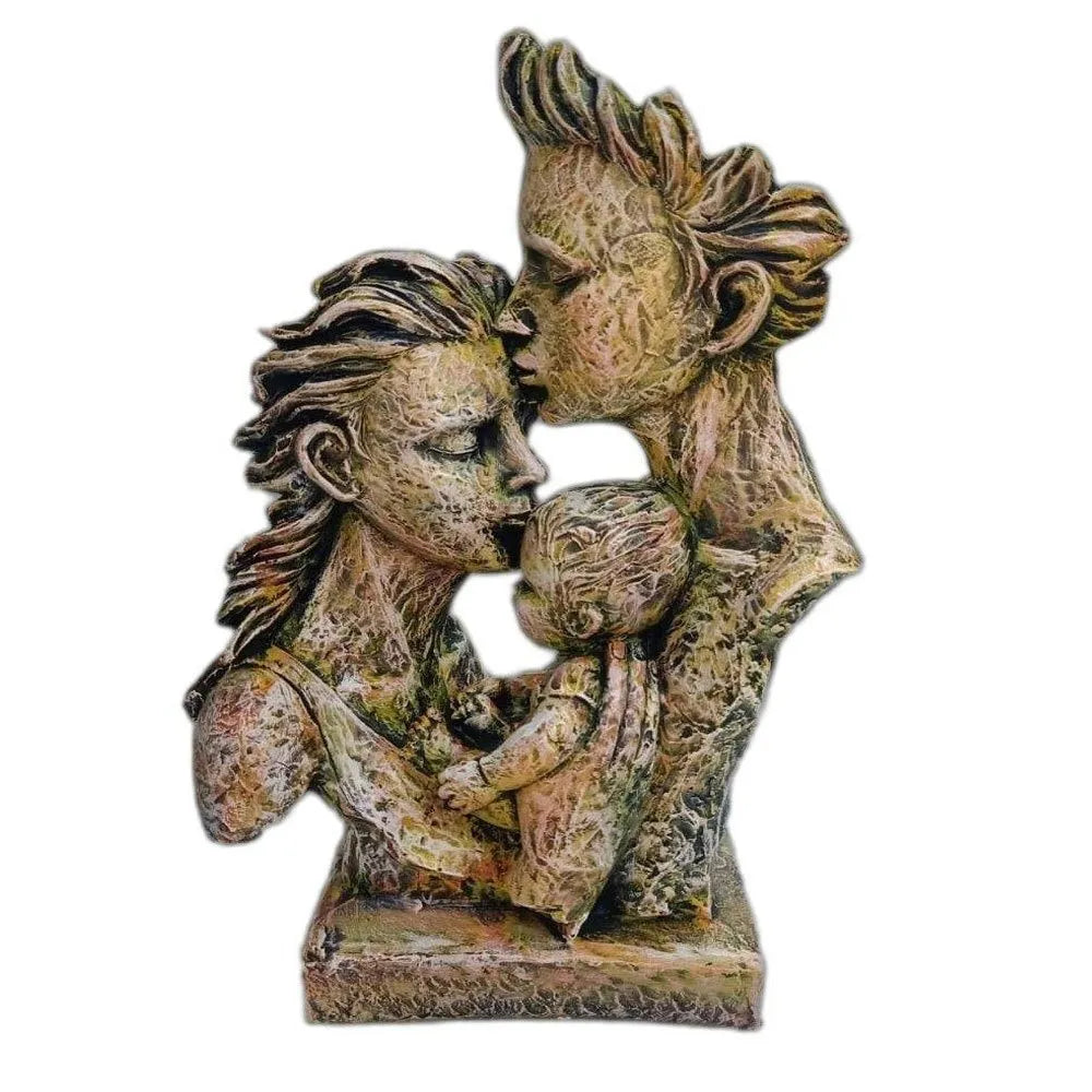 Antique Polyresin Family Figurine - Premium  from TheGiftBays - Just ₹1899! Shop now at TheGiftBays