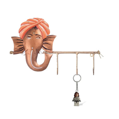 Metal Pagdhi Ganesha Wall Hook - Premium  from TheGiftBays - Just ₹999! Shop now at TheGiftBays