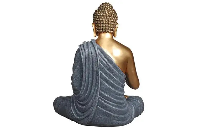 Polyresin Meditating Buddha Statue 2 Feet Silver And Black - Premium  from The Gift Bays - Just ₹5999! Shop now at TheGiftBays