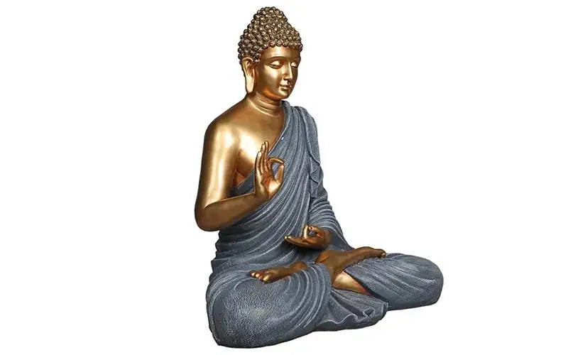 Polyresin Meditating Buddha Statue 2 Feet Silver And Black - Premium  from The Gift Bays - Just ₹5999! Shop now at TheGiftBays