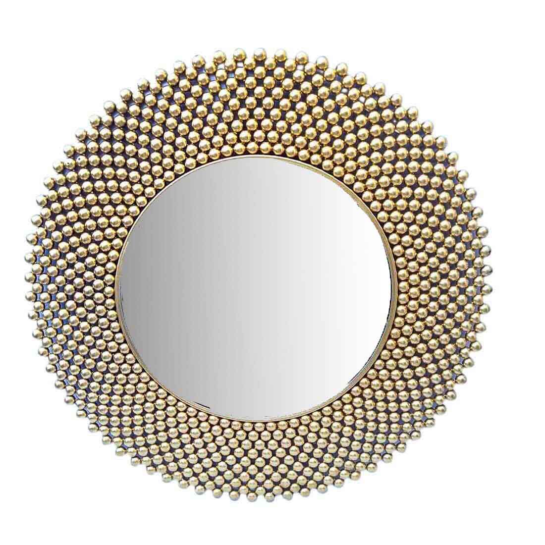 Golden Half Ball Wall Mirror - Premium  from The Gift Bays - Just ₹5800! Shop now at TheGiftBays