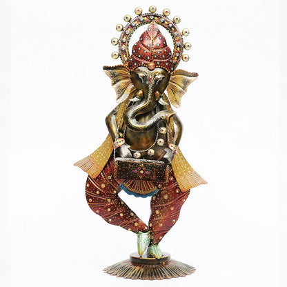 Metal Harmonium Ganesh Multicolour Table Decor - Premium  from The Gift Bays - Just ₹4800! Shop now at TheGiftBays