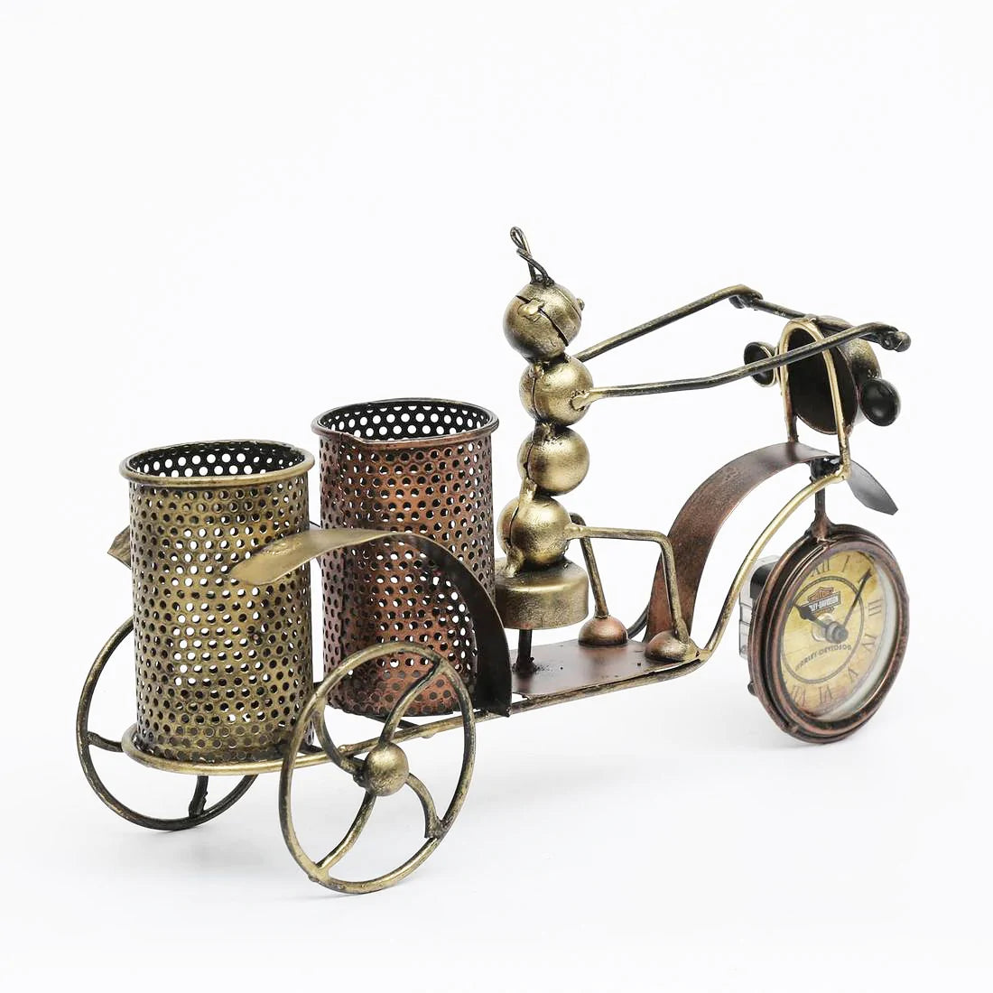 Metal Ant Pen Stand With Clock Table Decor - Premium  from The Gift Bays - Just ₹1890! Shop now at TheGiftBays