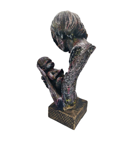 Polyresin Mother Child Love Figurine - Premium  from The Gift Bays - Just ₹2199! Shop now at TheGiftBays