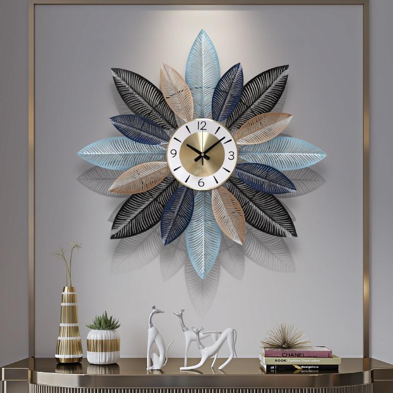 Multi Colour Leaf clock - Premium  from The Gift Bays - Just ₹5000! Shop now at TheGiftBays