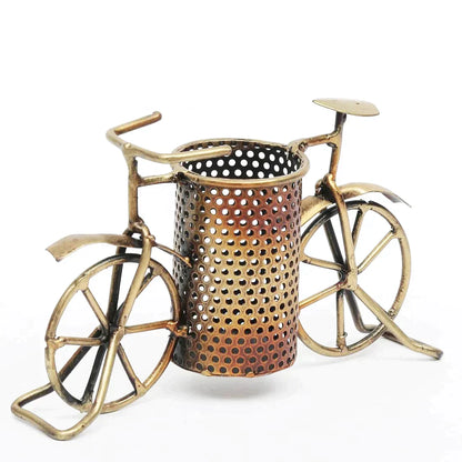 Metal Copper Cycle Pen Stand - Premium  from The Gift Bays - Just ₹1500! Shop now at TheGiftBays