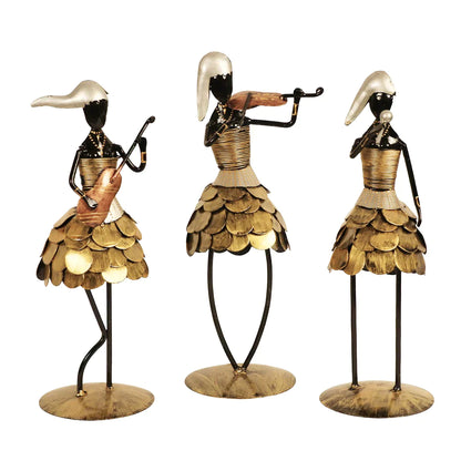 Metal Golden Skirt Musician Set - Premium  from TheGiftBays - Just ₹3199! Shop now at TheGiftBays