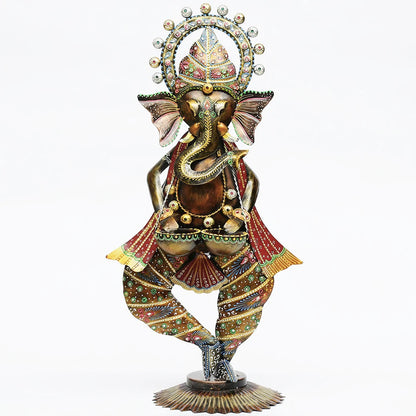 Metal Tabla Ganesh Multicolour Showpiece Table Decor - Premium  from The Gift Bays - Just ₹4800! Shop now at TheGiftBays