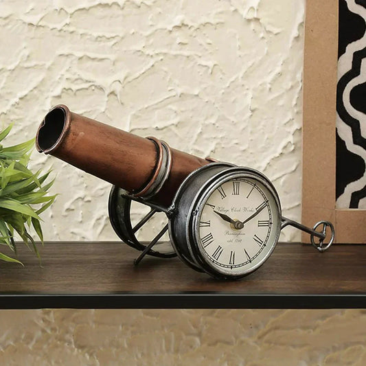 Metal Copper Tope Clock Table Decor - Premium  from The Gift Bays - Just ₹2600! Shop now at TheGiftBays