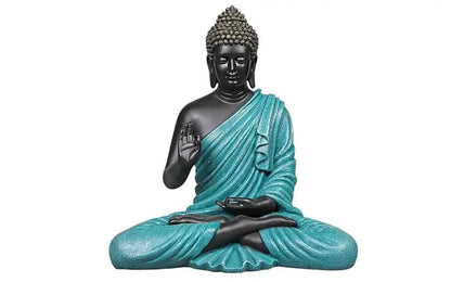 Polyresin Meditating Buddha Statue 2 Feet Turquoise Black - Premium  from The Gift Bays - Just ₹5999! Shop now at TheGiftBays