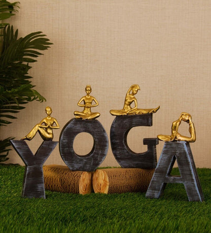 YOGA Sign With Yoga Ladies Table Showpiece Polyresin Table Decor - Premium  from The Gift Bays - Just ₹2099! Shop now at TheGiftBays